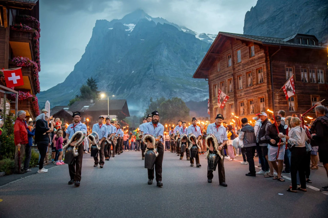 Schweizer Nationalfeiertag Grindelwald